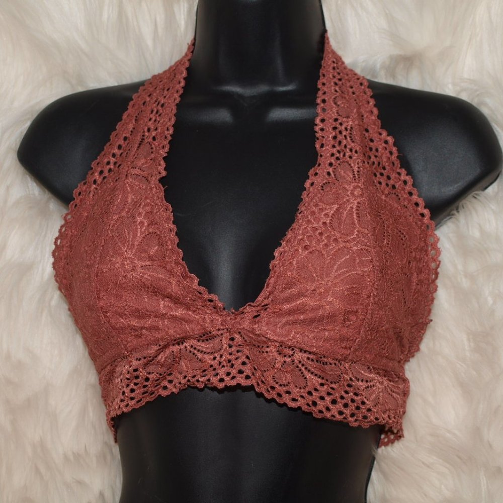 Salmon BRALETTE BY TRUE BY RUE 21 SIZE L USED FOR PHOTO SHOOTS